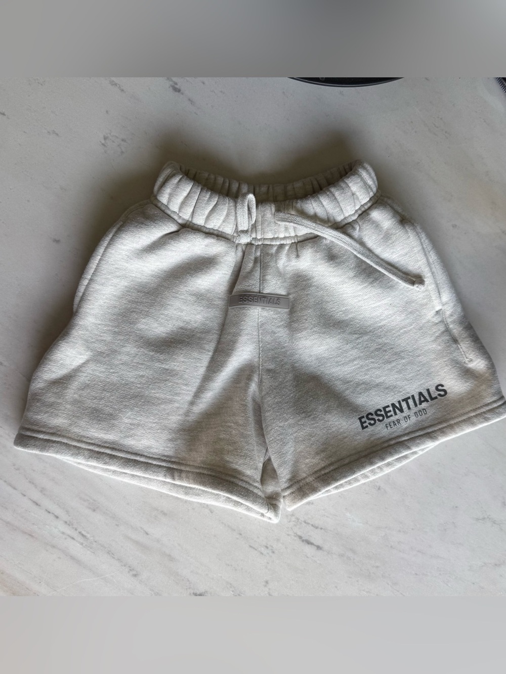 Essentials Kids Heather Gray Sweat Shorts